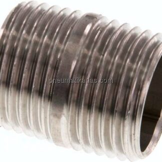 Rohrdoppelnippel R 1/2"-25mm, 1.4571