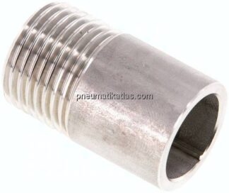 Anschweißnippel R 1/2"-35mm-21,3mm, 1.4571