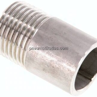 Anschweißnippel R 1/2"-35mm-21,3mm, 1.4571