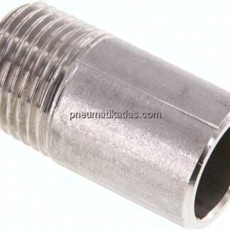Anschweißnippel R 1/2"-40mm-21,3mm, 1.4571