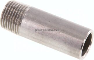 Anschweißnippel R 1/2"-60mm-21,3mm, 1.4571