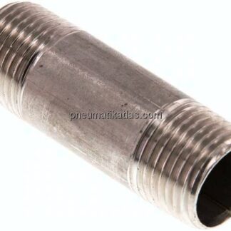 Rohrdoppelnippel R 1/2"-60mm, 1.4571