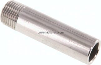 Anschweißnippel R 1/2"-80mm-21,3mm, 1.4571