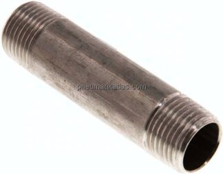 Rohrdoppelnippel R 1/2"-80mm, 1.4571