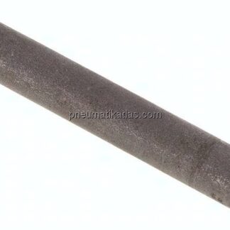 Anschweißnippel R 1/4"-100mm-13,5mm, ST 37, Stahl schwarz