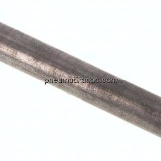Anschweißnippel R 1/4"-120mm-13,5mm, ST 37, Stahl schwarz