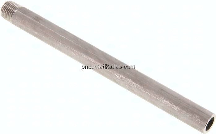 Anschweißnippel R 1/4"-160mm-13,5mm, 1.4571