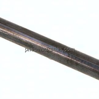 Anschweißnippel R 1/4"-160mm-13,5mm, ST 37, Stahl schwarz