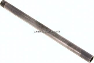 Anschweißnippel R 1/4"-200mm-13,5mm, ST 37, Stahl schwarz