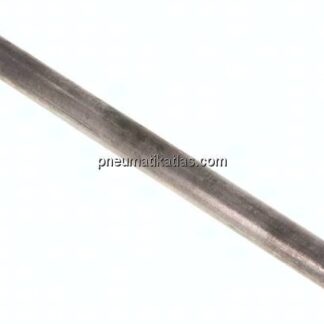 Anschweißnippel R 1/4"-200mm-13,5mm, ST 37, Stahl schwarz