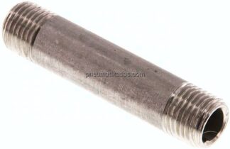 Rohrdoppelnippel R 1/4"-60mm, 1.4571