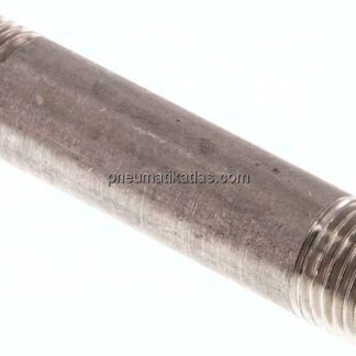 Rohrdoppelnippel R 1/4"-60mm, 1.4571