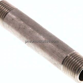Rohrdoppelnippel R 1/4"-70mm, 1.4571