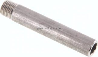 Anschweißnippel R 1/4"-80mm-13,5mm, 1.4571