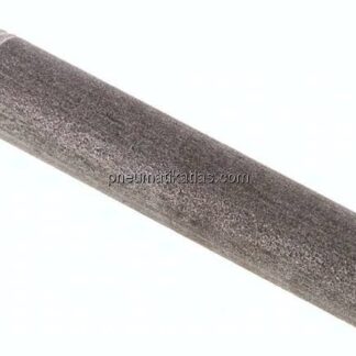 Anschweißnippel R 1/4"-80mm-13,5mm, ST 37, Stahl schwarz