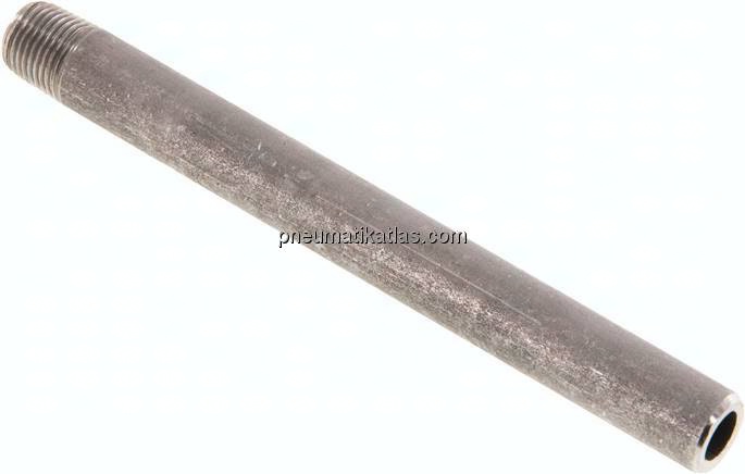 Anschweißnippel R 1/8"-100mm-10,2mm, 1.4571