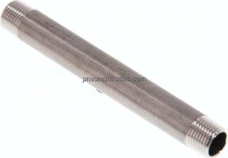 Rohrdoppelnippel R 1/8"-100mm, 1.4571