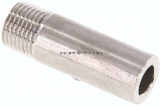 Anschweißnippel R 1/8"-30mm-10,2mm, 1.4571