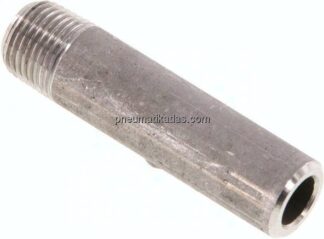 Anschweißnippel R 1/8"-40mm-10,2mm, 1.4571