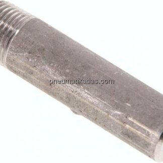 Anschweißnippel R 1/8"-40mm-10,2mm, 1.4571