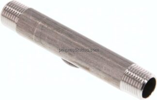 Rohrdoppelnippel R 1/8"-60mm, 1.4571