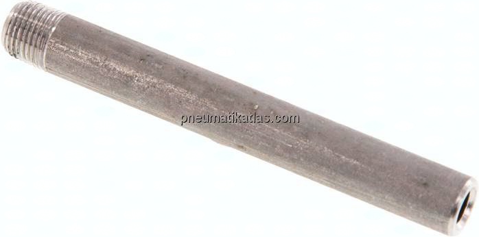 Anschweißnippel R 1/8"-80mm-10,2mm, 1.4571