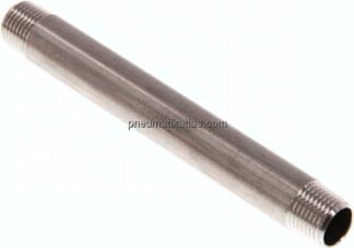 Rohrdoppelnippel R 1/8"-80mm, 1.4571