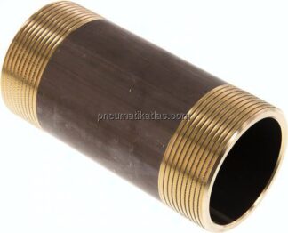 Rohrdoppelnippel G 2"-120mm, Messing
