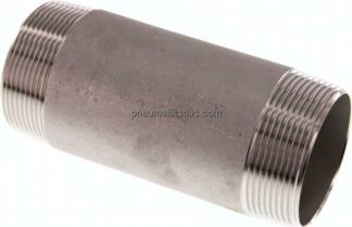 Rohrdoppelnippel R 2"-130mm, 1.4571