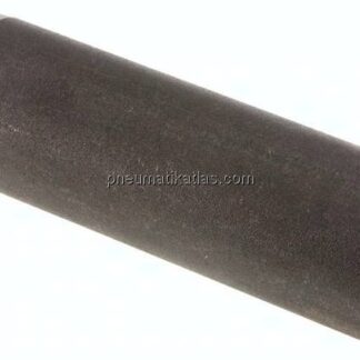 Anschweißnippel R 2"-200mm-60,3mm, ST 37, Stahl schwarz