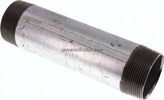 Rohrdoppelnippel R 2"-200mm, Stahlrohr ST 37 verzinkt