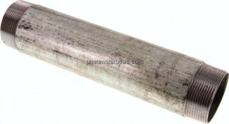 Rohrdoppelnippel R 2"-250mm, Stahlrohr ST 37 verzinkt