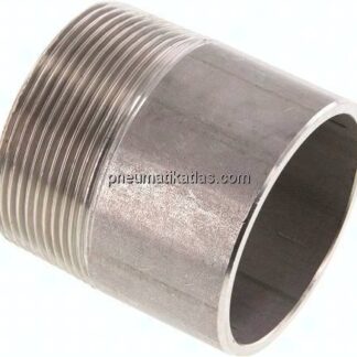 Anschweißnippel R 2"-60mm-60,3mm, 1.4571