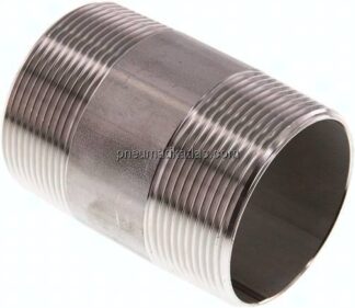 Rohrdoppelnippel R 2"-80mm, 1.4571