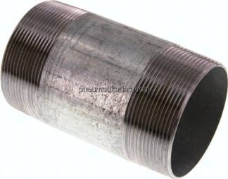 Rohrdoppelnippel R 2-1/2"-120mm, Stahlrohr ST 37 verzinkt