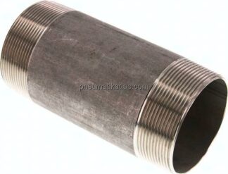 Rohrdoppelnippel R 2-1/2"-150mm, 1.4571