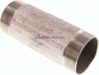 Rohrdoppelnippel R 2-1/2"-180mm, 1.4571