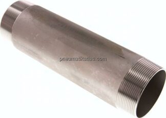 Rohrdoppelnippel R 2-1/2"-250mm, 1.4571