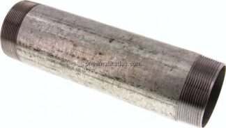 Rohrdoppelnippel R 2-1/2"-250mm, Stahlrohr ST 37 verzinkt