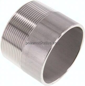 Anschweißnippel R 2-1/2"-60mm-76,1mm, 1.4571