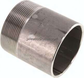 Anschweißnippel R 2-1/2"-80mm-76,1mm, 1.4571