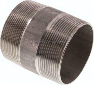 Rohrdoppelnippel R 2-1/2"-80mm, 1.4571