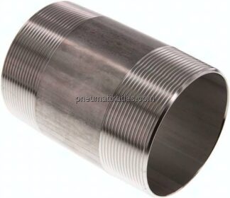 Rohrdoppelnippel R 3"-120mm, 1.4571