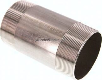Rohrdoppelnippel R 3"-150mm, 1.4571