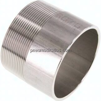 Anschweißnippel R 3"-70mm-88,9mm, 1.4571