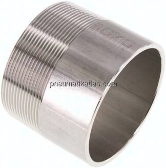 Anschweißnippel R 3"-70mm-88,9mm, 1.4571