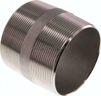 Rohrdoppelnippel R 3"-80mm, 1.4571