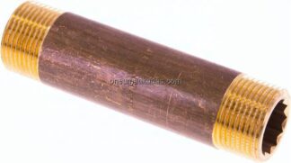 Rohrdoppelnippel G 3/4"-100mm, Messing