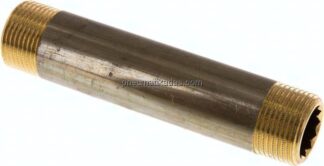 Rohrdoppelnippel G 3/4"-120mm, Messing