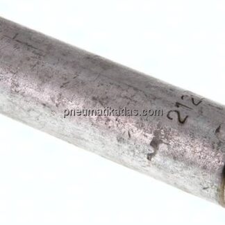 Rohrdoppelnippel R 3/4"-120mm, Stahlrohr ST 37 verzinkt